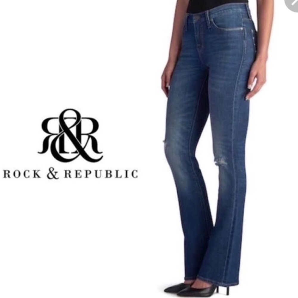 Bootcut Jeans Rock & Republic medium wash Kasandra